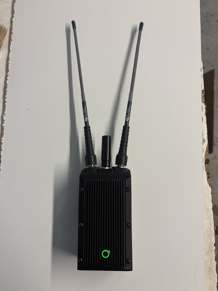 A CicadaTAK node in the Cicada Shell aluminum enclosure